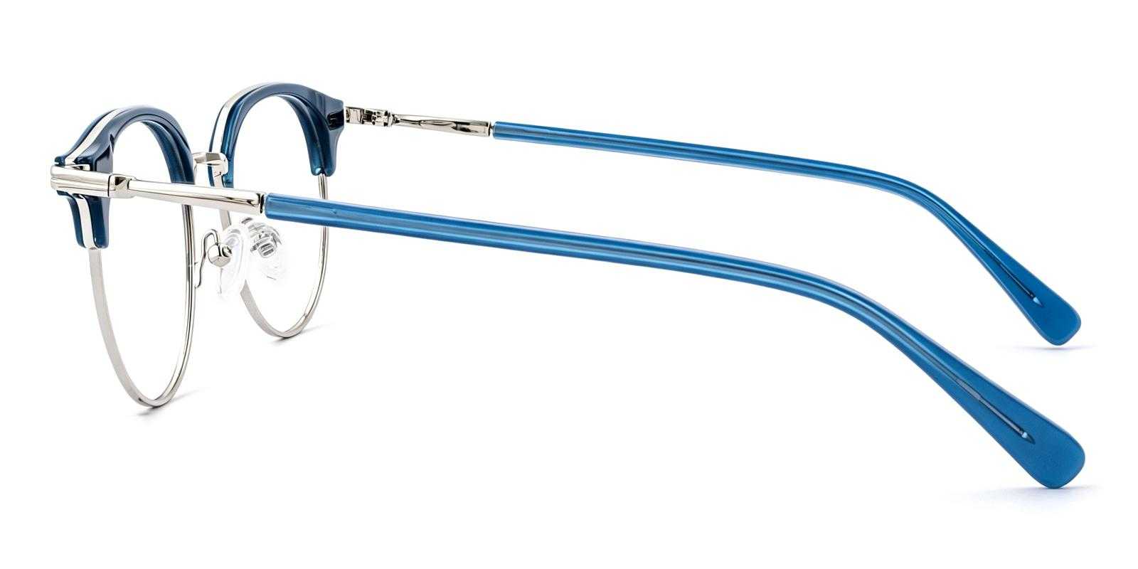 Camile Blue Acetate , Metal Eyeglasses , NosePads Frames from ABBE Glasses