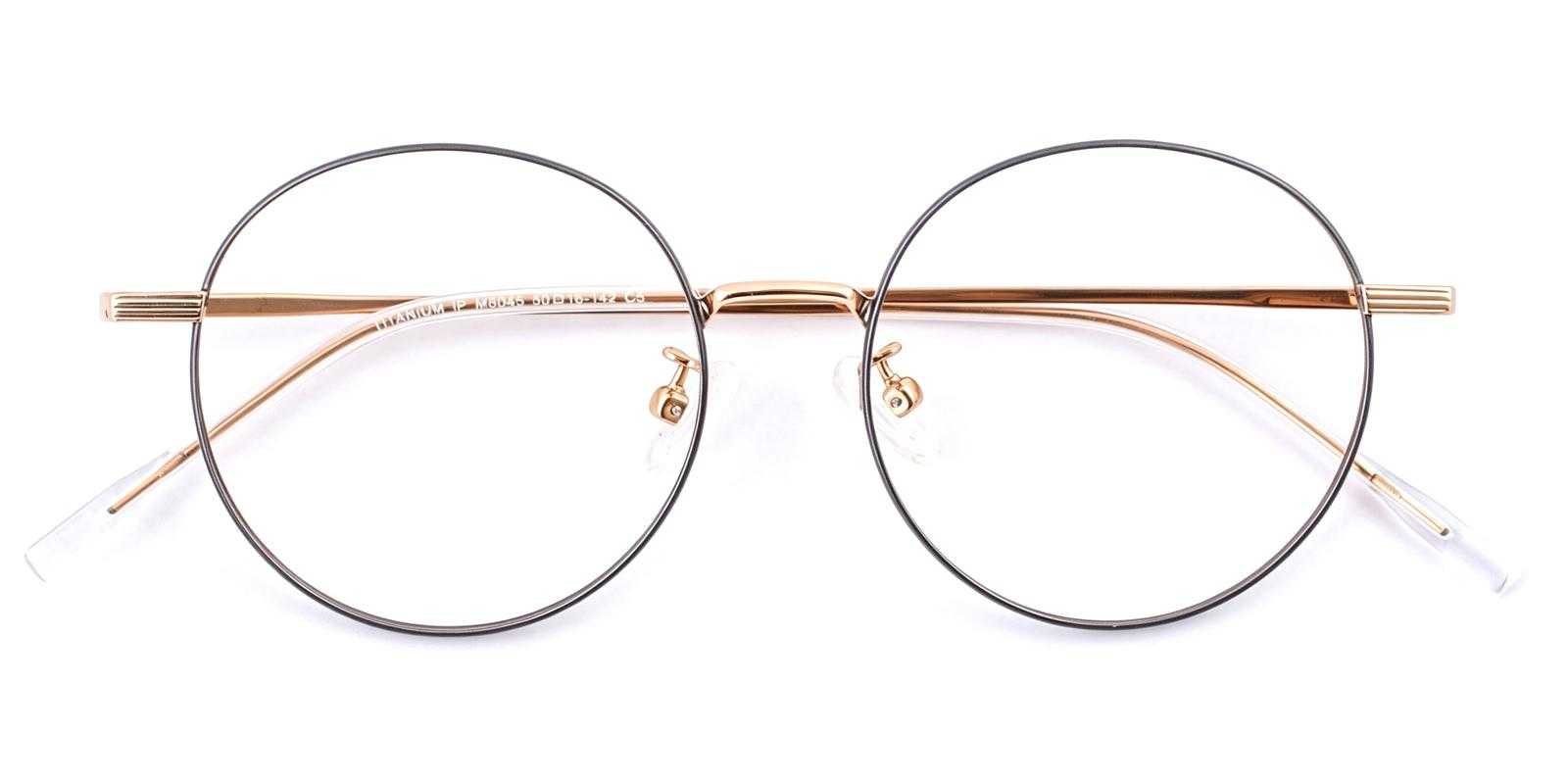 Rupert Gold Titanium Eyeglasses , Lightweight , NosePads Frames from ABBE Glasses