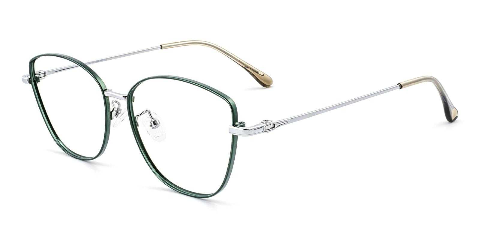 Jeremiah Green Titanium Eyeglasses , Lightweight , NosePads Frames from ABBE Glasses