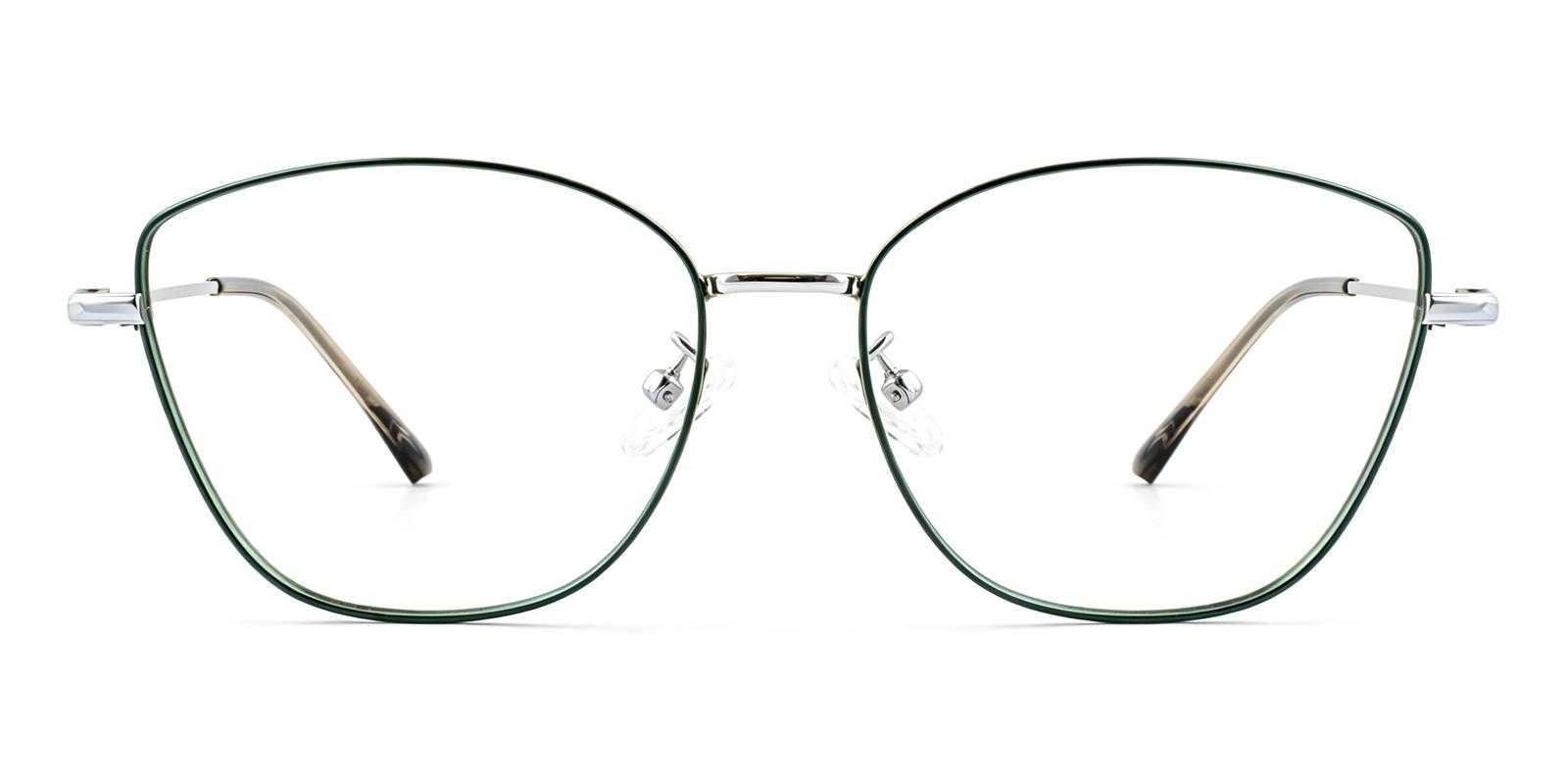 Jeremiah Green Titanium Eyeglasses , Lightweight , NosePads Frames from ABBE Glasses
