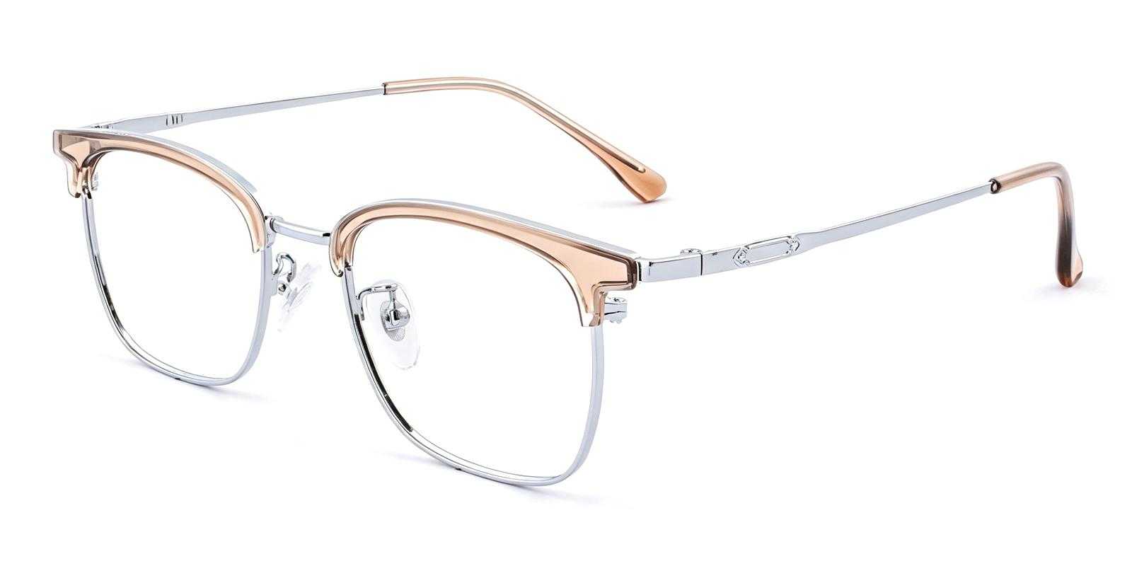 Celeste Brown Titanium , TR Eyeglasses , NosePads Frames from ABBE Glasses
