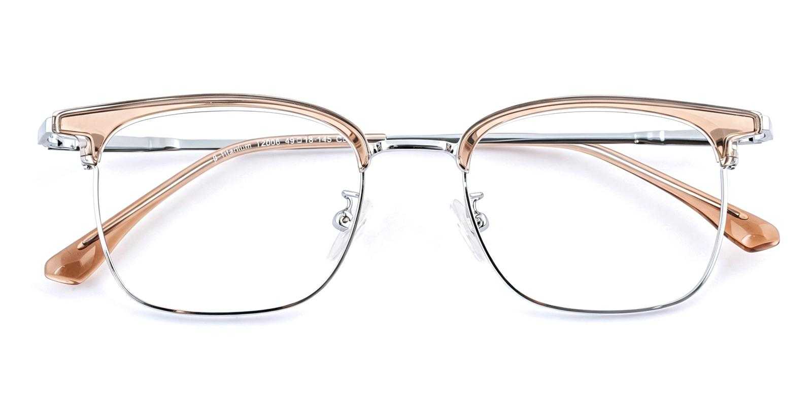 Celeste Brown Titanium , TR Eyeglasses , NosePads Frames from ABBE Glasses