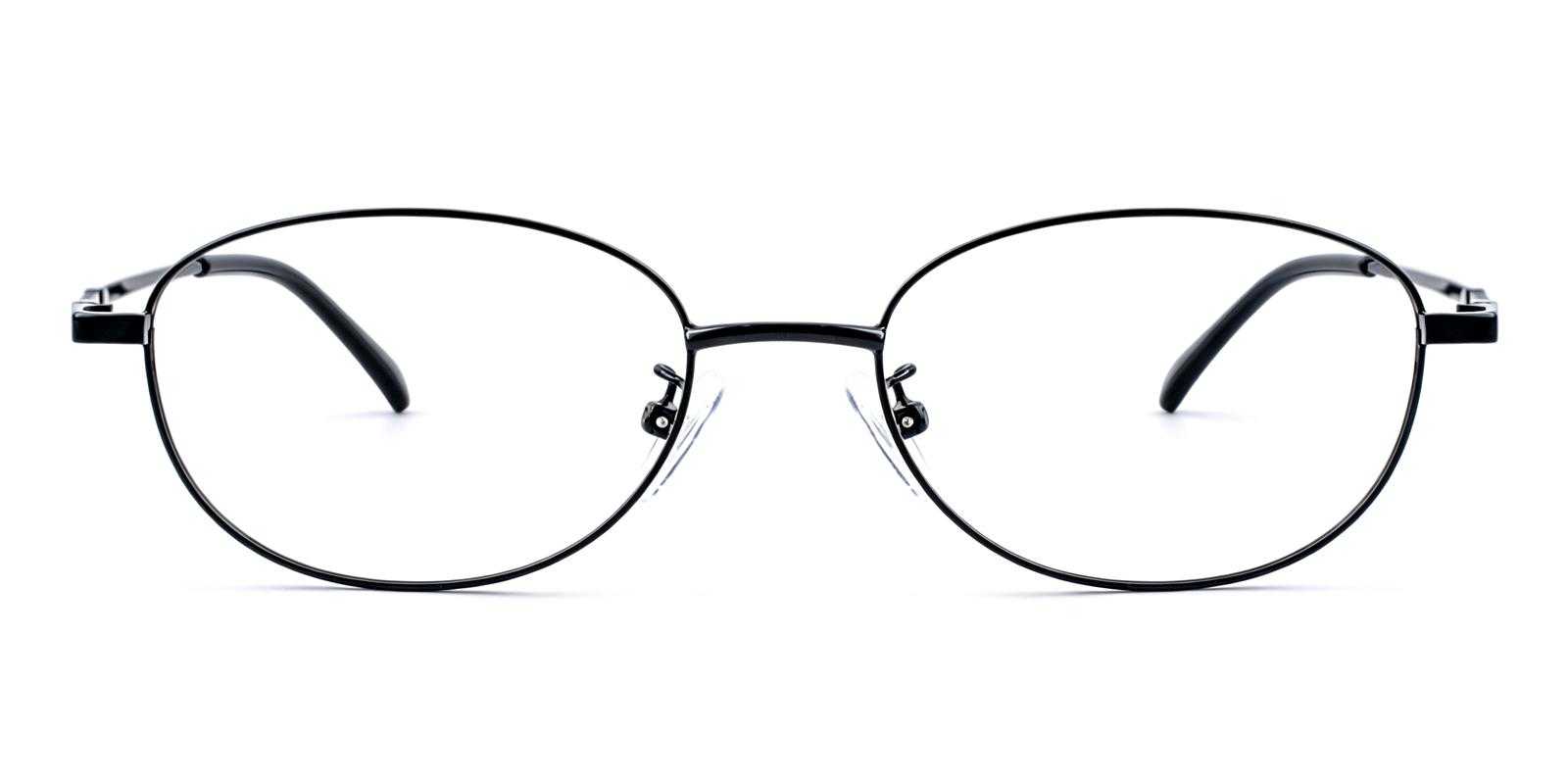 Pyrus Black Titanium Eyeglasses , Lightweight , NosePads Frames from ABBE Glasses