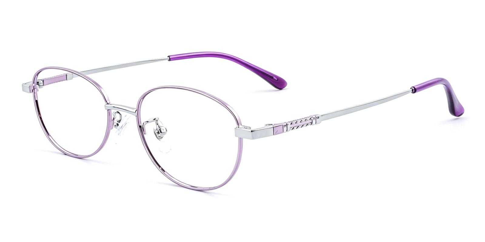 Pyrus Purple Titanium Eyeglasses , Lightweight , NosePads Frames from ABBE Glasses