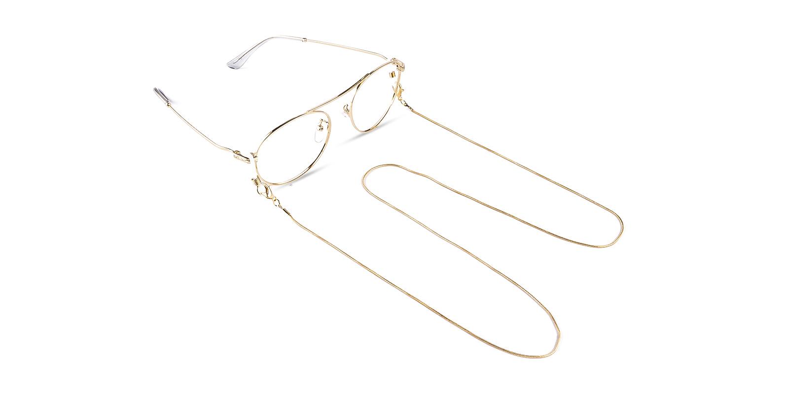 Ecast - Eyeglasses Chain Gold  eyeglasses-chain , glasses-chain Frames from ABBE Glasses