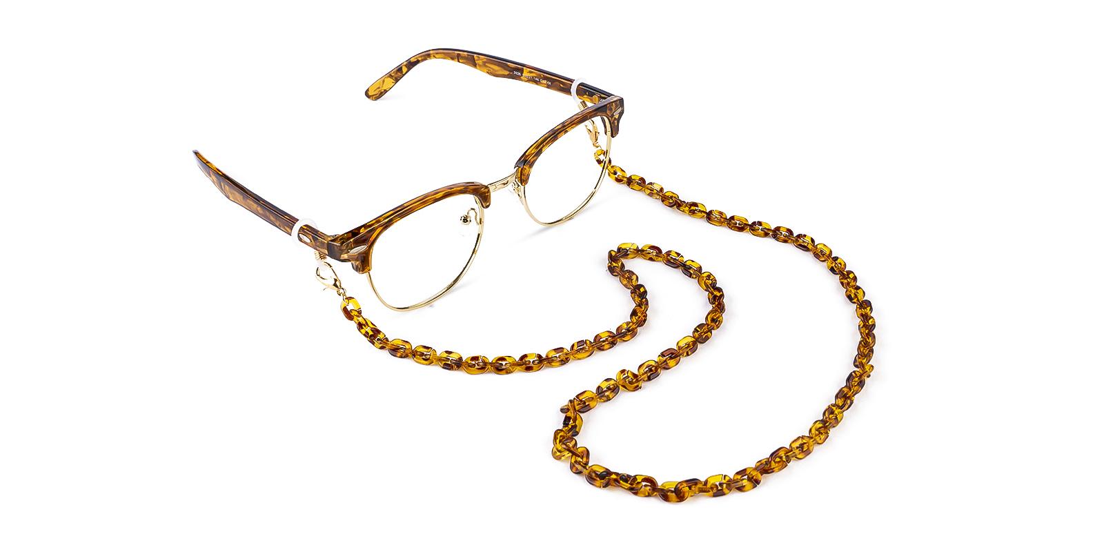 Opline - Eyeglasses Chain Tortoise  eyeglasses-chain , glasses-chain Frames from ABBE Glasses