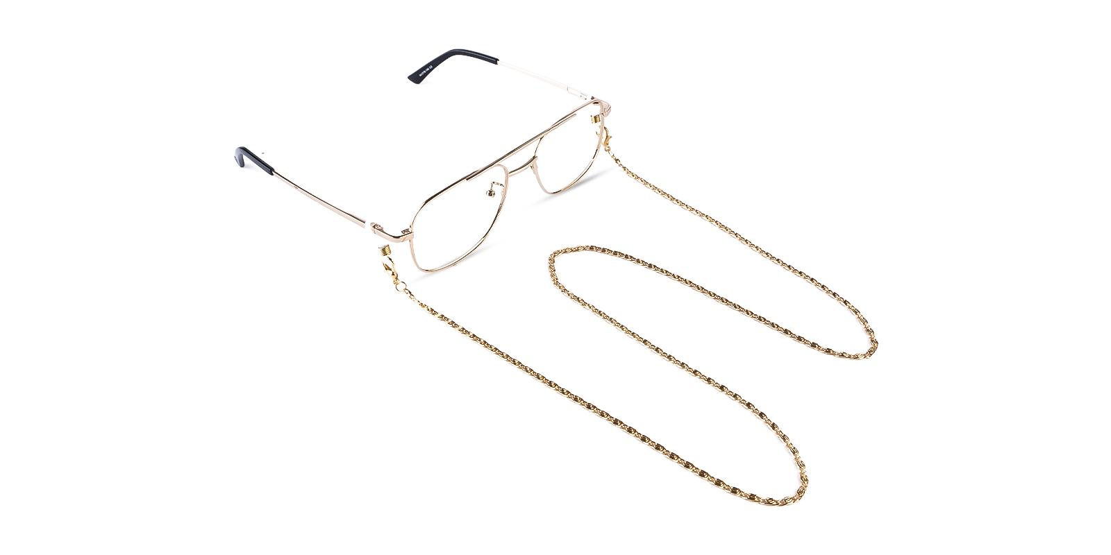 Inaire - Eyeglasses Chain Gold  eyeglasses-chain , glasses-chain Frames from ABBE Glasses
