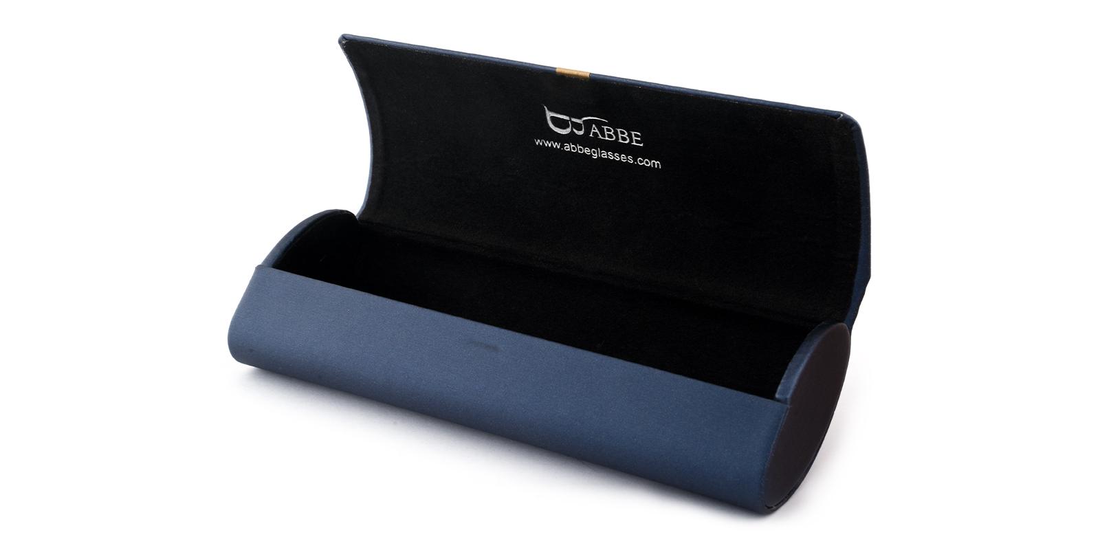Stylish Portable Eyeglasses Case Blue   Frames from ABBE Glasses