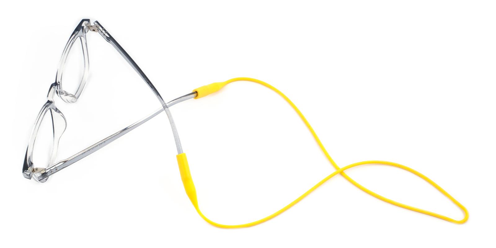 Simple Glasses Chain Yellow   Frames from ABBE Glasses