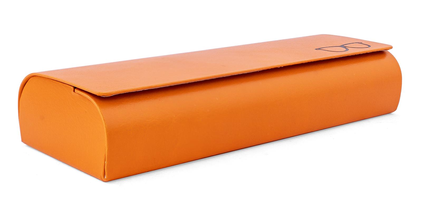 Iron Eyeglasses Case AB18601 Orange   Frames from ABBE Glasses