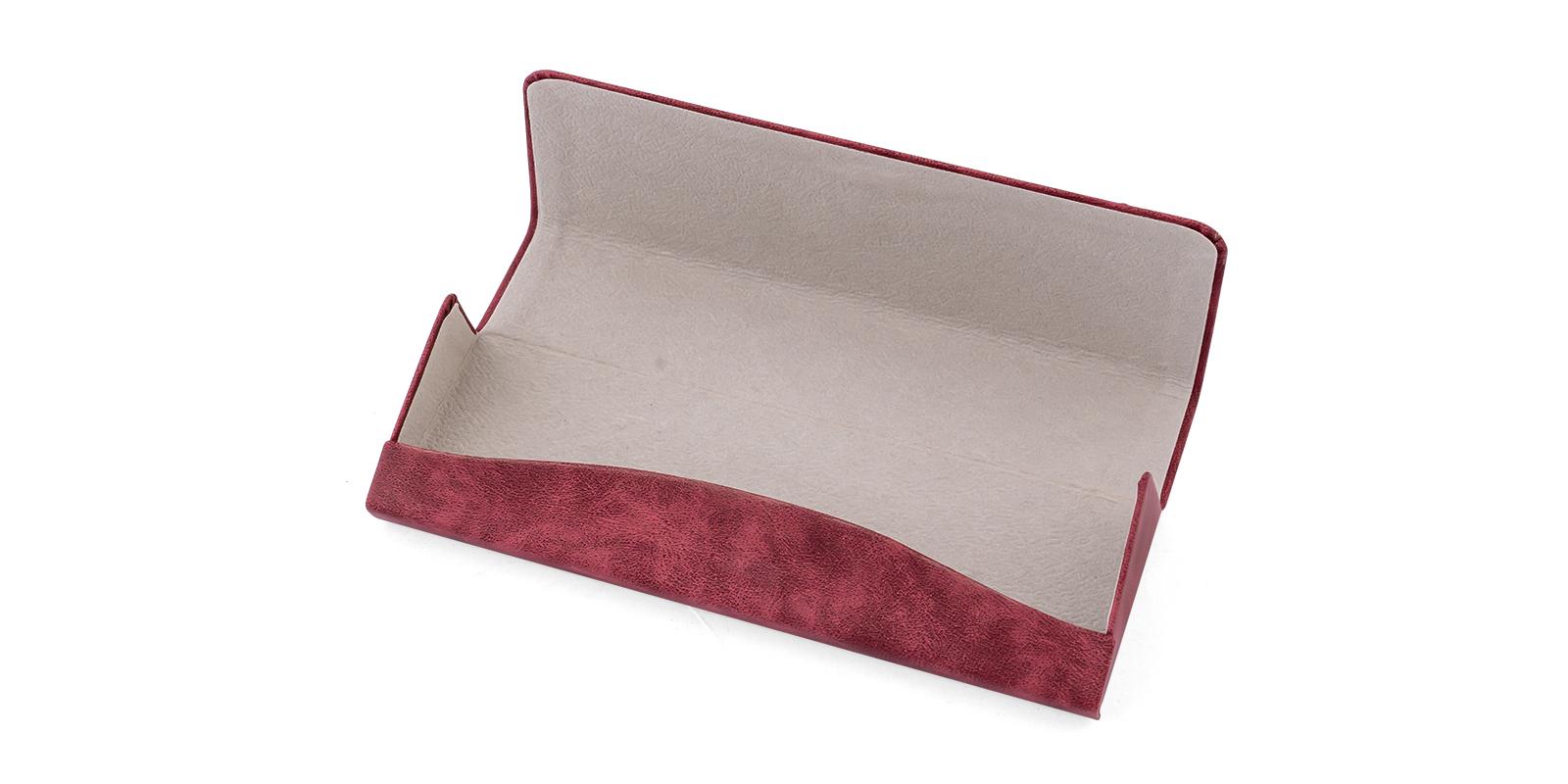 Iron Eyeglasses Case AB07901 Red   Frames from ABBE Glasses