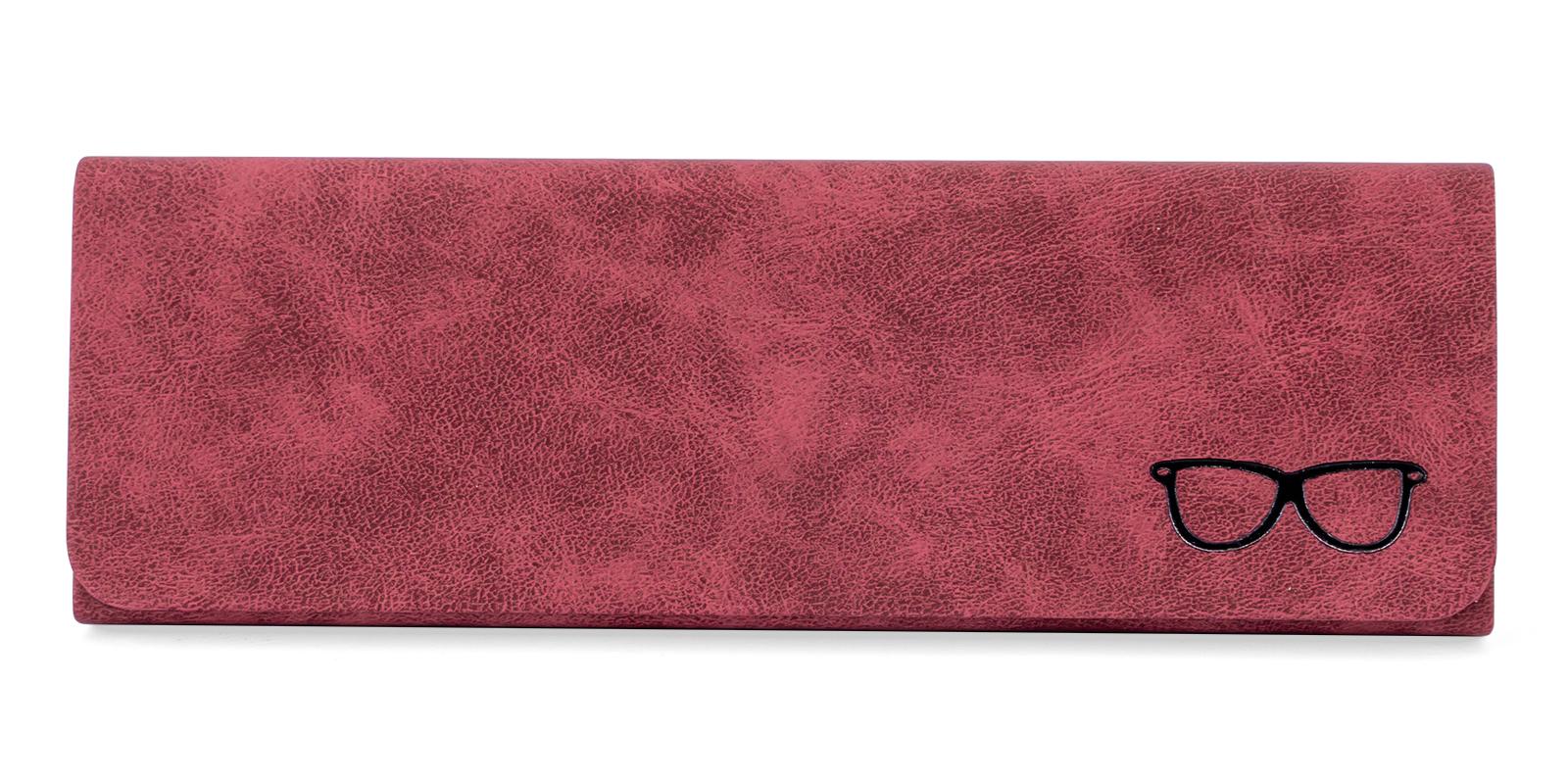 Iron Eyeglasses Case AB07901 Red   Frames from ABBE Glasses