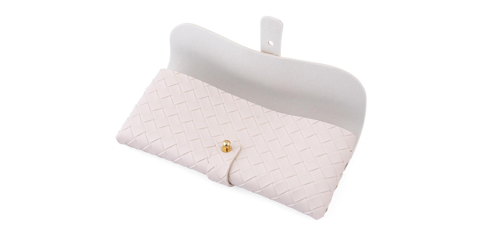 Deluxe Eyeglass Case AB06001 White   Frames from ABBE Glasses