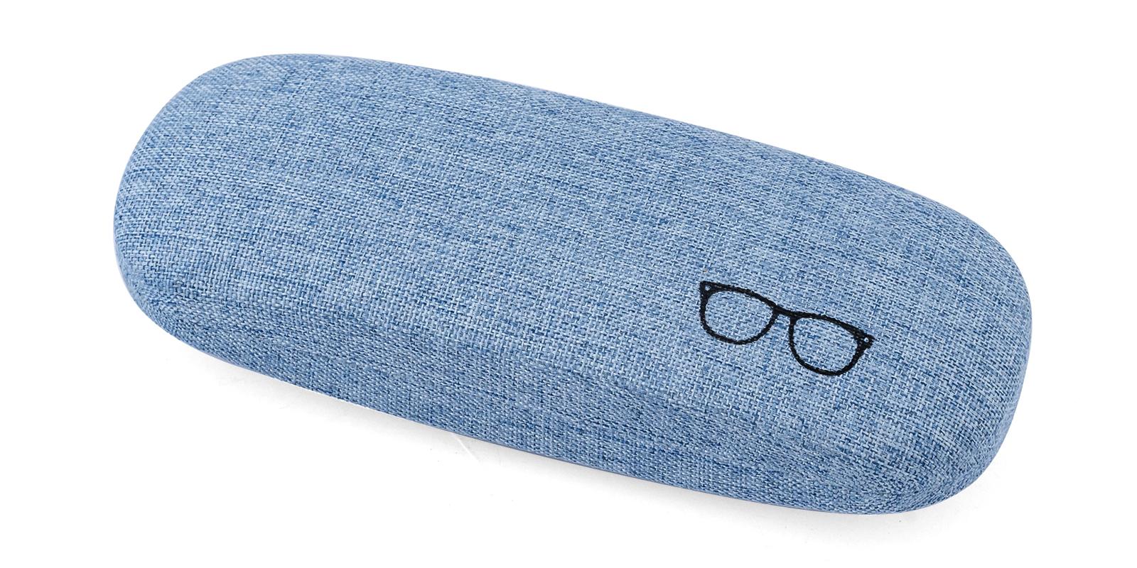 Iron Eyeglasses Case AB06401 Blue   Frames from ABBE Glasses