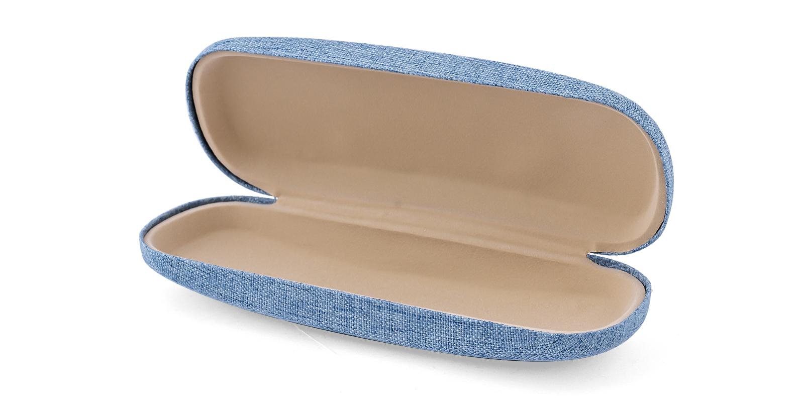 Iron Eyeglasses Case AB06401 Blue   Frames from ABBE Glasses