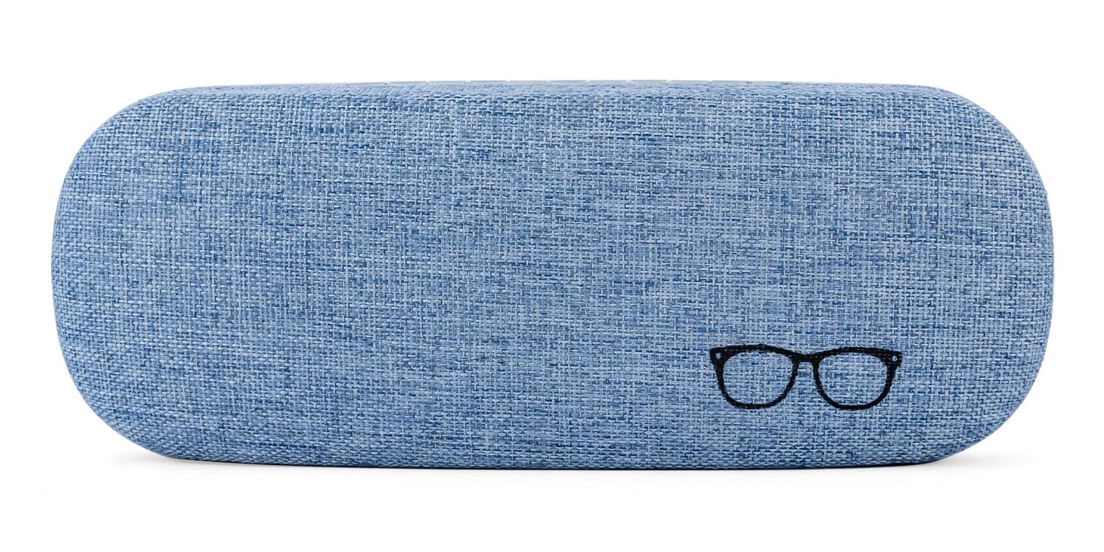 Iron Eyeglasses Case AB06401 Blue   Frames from ABBE Glasses