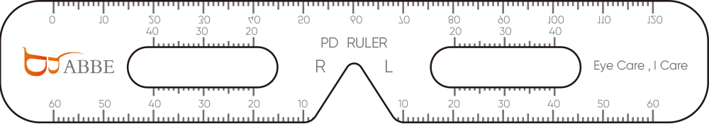 How To Use PD Ruler ABBE Glasses